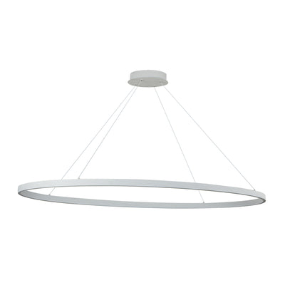 Ovale 53-in Aluminum Linear Pendant