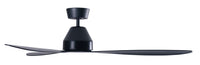 56 Inch DC WiFi Indoor Outdoor Smart Fan in Black with Remote