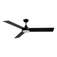 Owens 56-in Matte Black Reversible DC LED Ceiling Fan