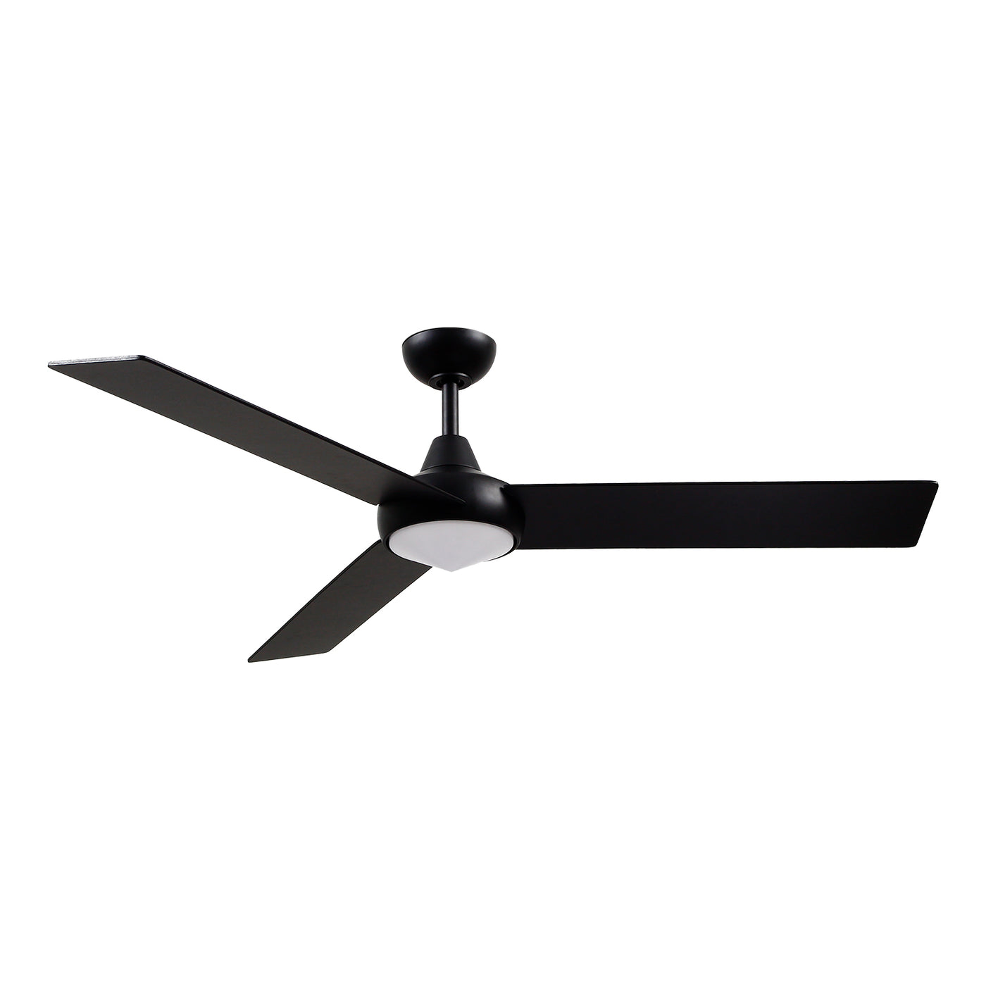 Owens 56-in Matte Black Reversible DC LED Ceiling Fan