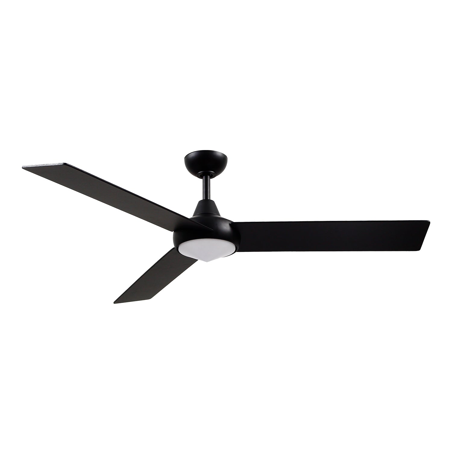 Owens 56-in Matte Black Reversible DC LED Ceiling Fan