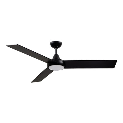 Owens 56-in Matte Black Reversible DC LED Ceiling Fan