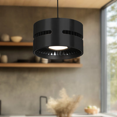 Oxford 5-in Aluminum Pendant