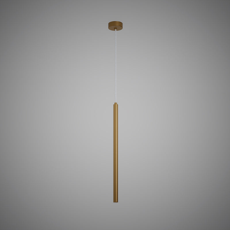 Led 24-in pendant  Satin brass  Dimmable 9W