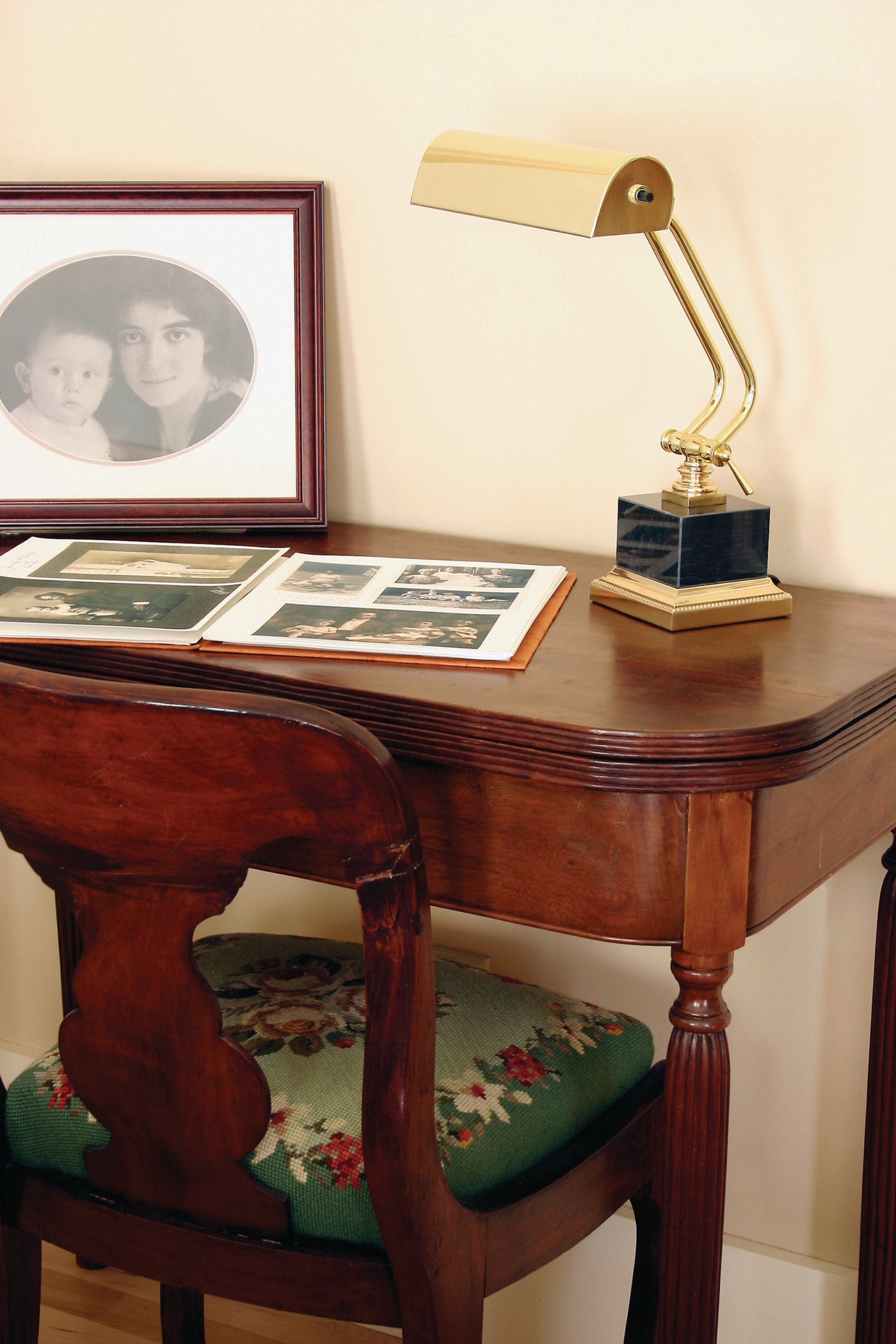 12-inch Piano/desk Polished Brass Desk Lamp