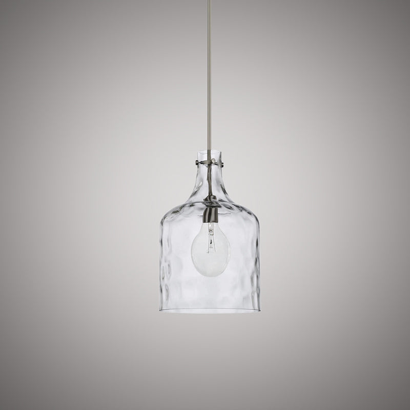 1 Lights Hazel 7-in Pendant Chrome  Dimmable 60W