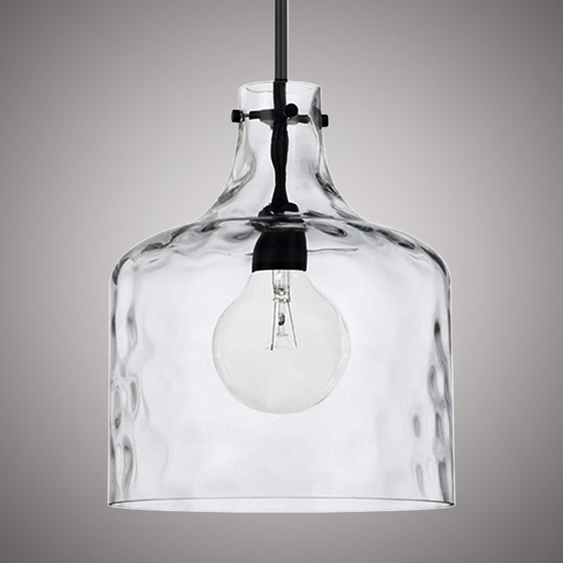 1 Lights Hazel 16-in Pendant Matte Black  Dimmable 60W