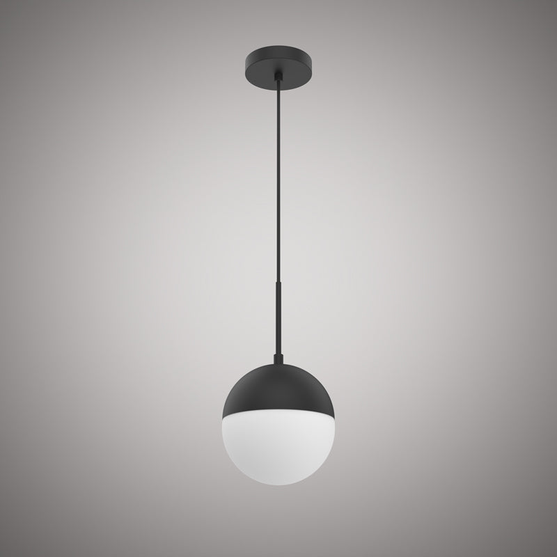 1 Lights Century 7-in Pendant Matte Black  Dimmable 60W