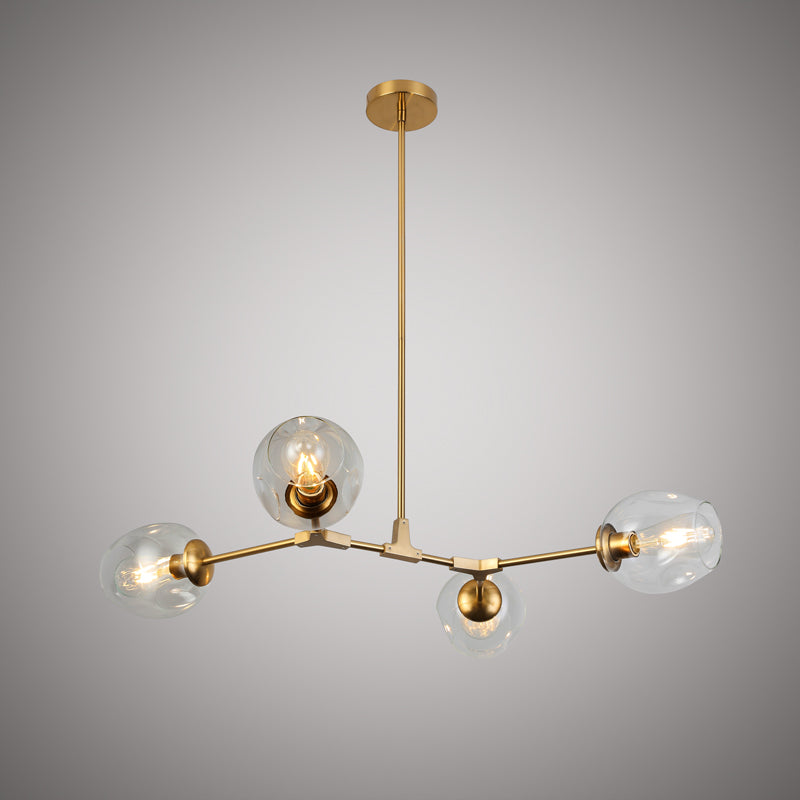 4 Lights Ellen 4-light Chandelier Aged Brass  Dimmable 240W