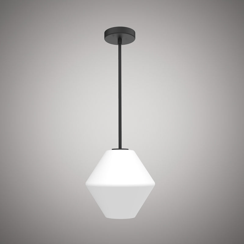 1 Lights Ella Matte Black Pendant Matte Black  Dimmable 60W
