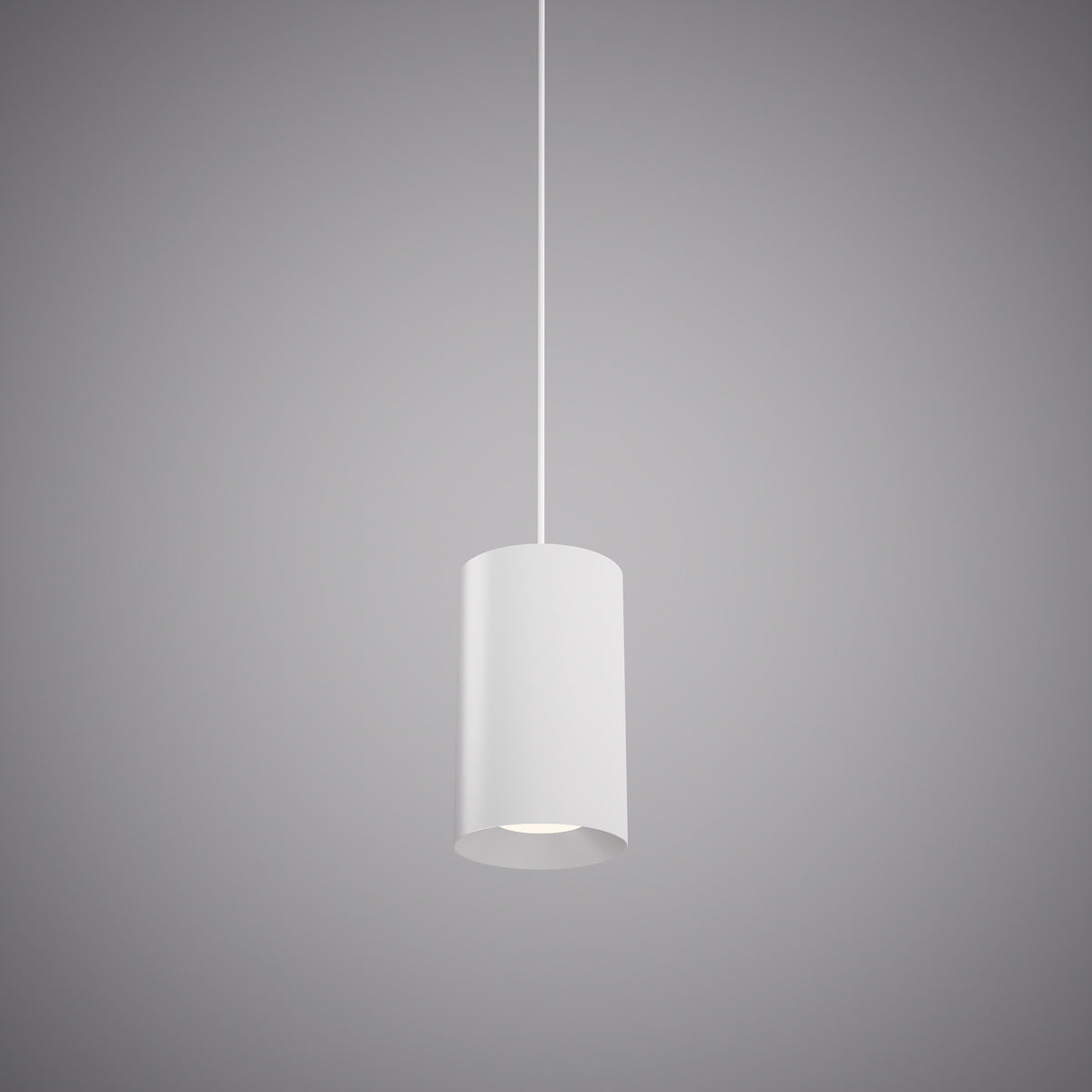 Volt 4.5-inch Matte White Dimmable Mini Pendant Light