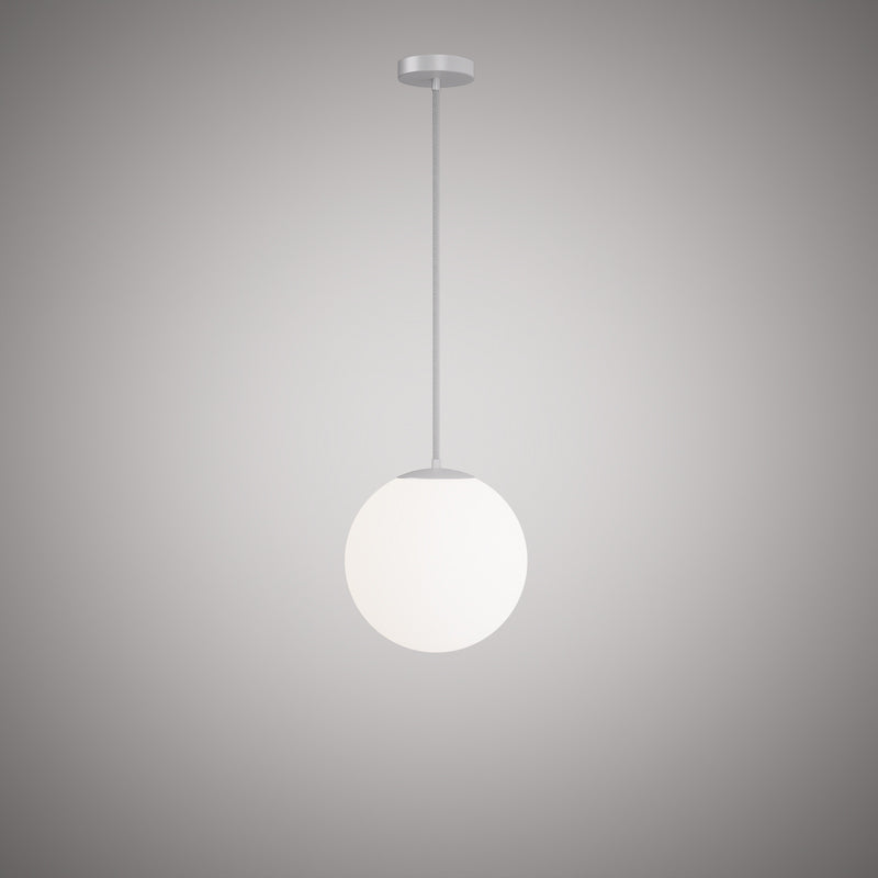 1 Lights Bolio 12-in Pendant Matte White  Dimmable 60W