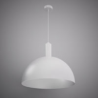 Archi Dome 24-inch Matte White Dimmable Pendant Light