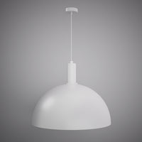 Archi Dome 24-inch Matte White Dimmable Pendant Light