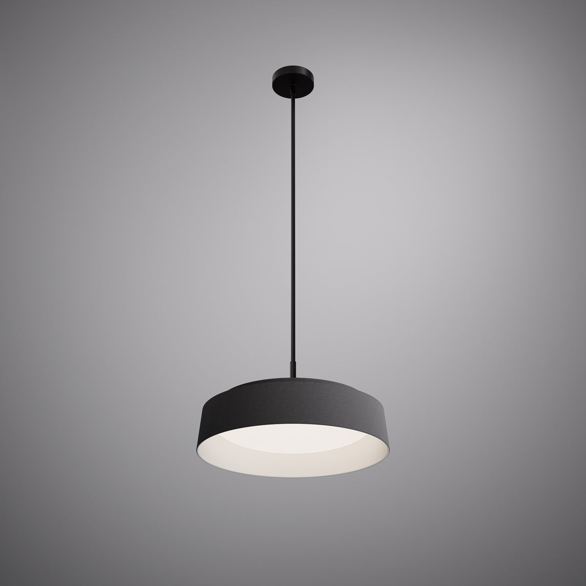 Verona Pendant Matte Black/Matte Black  Dimmable