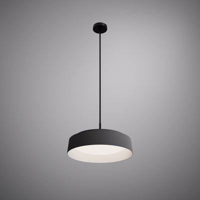 Verona Matte Black/Matte Black Pendant Dimmable