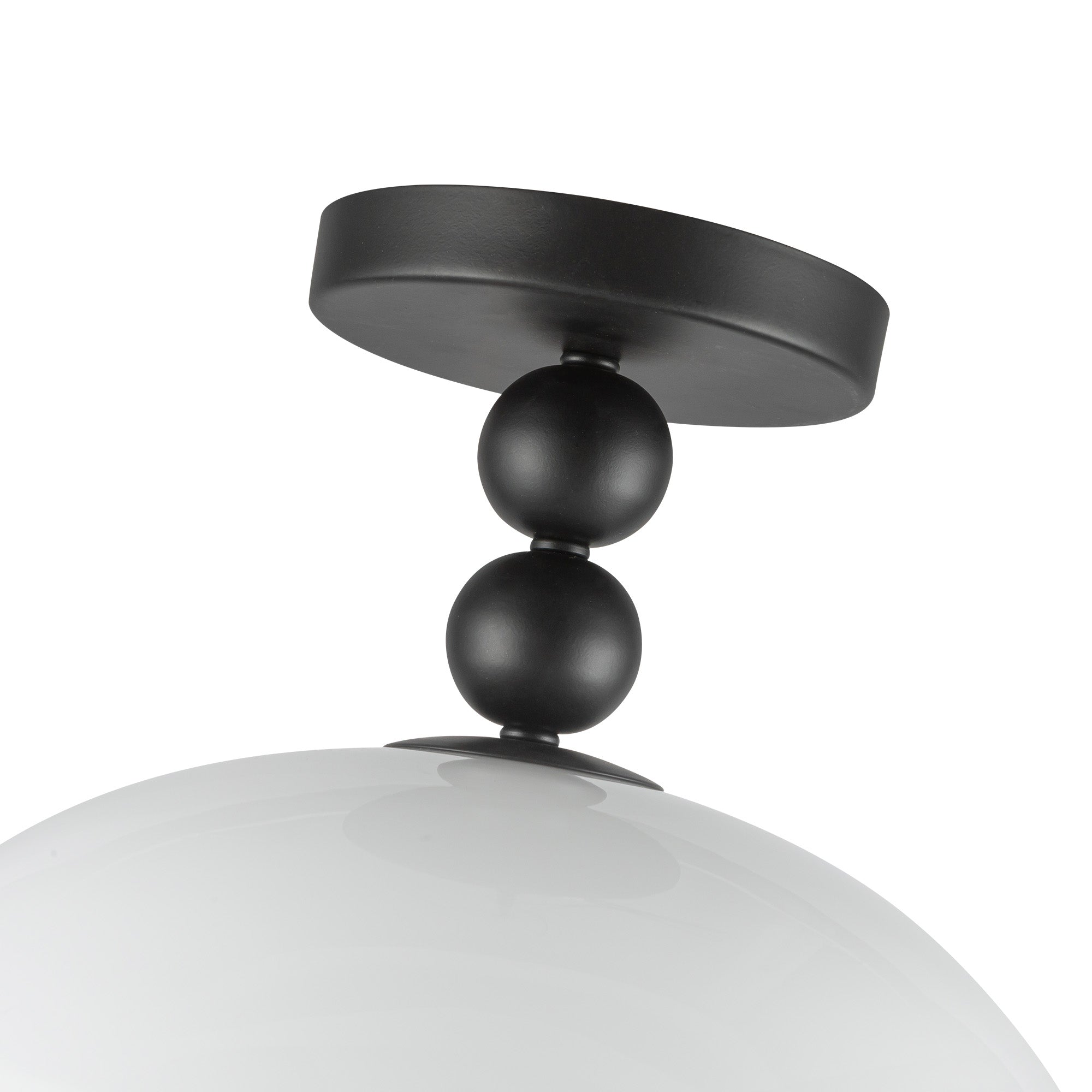 Paisley 12-in Steel Semi-Flush Mount