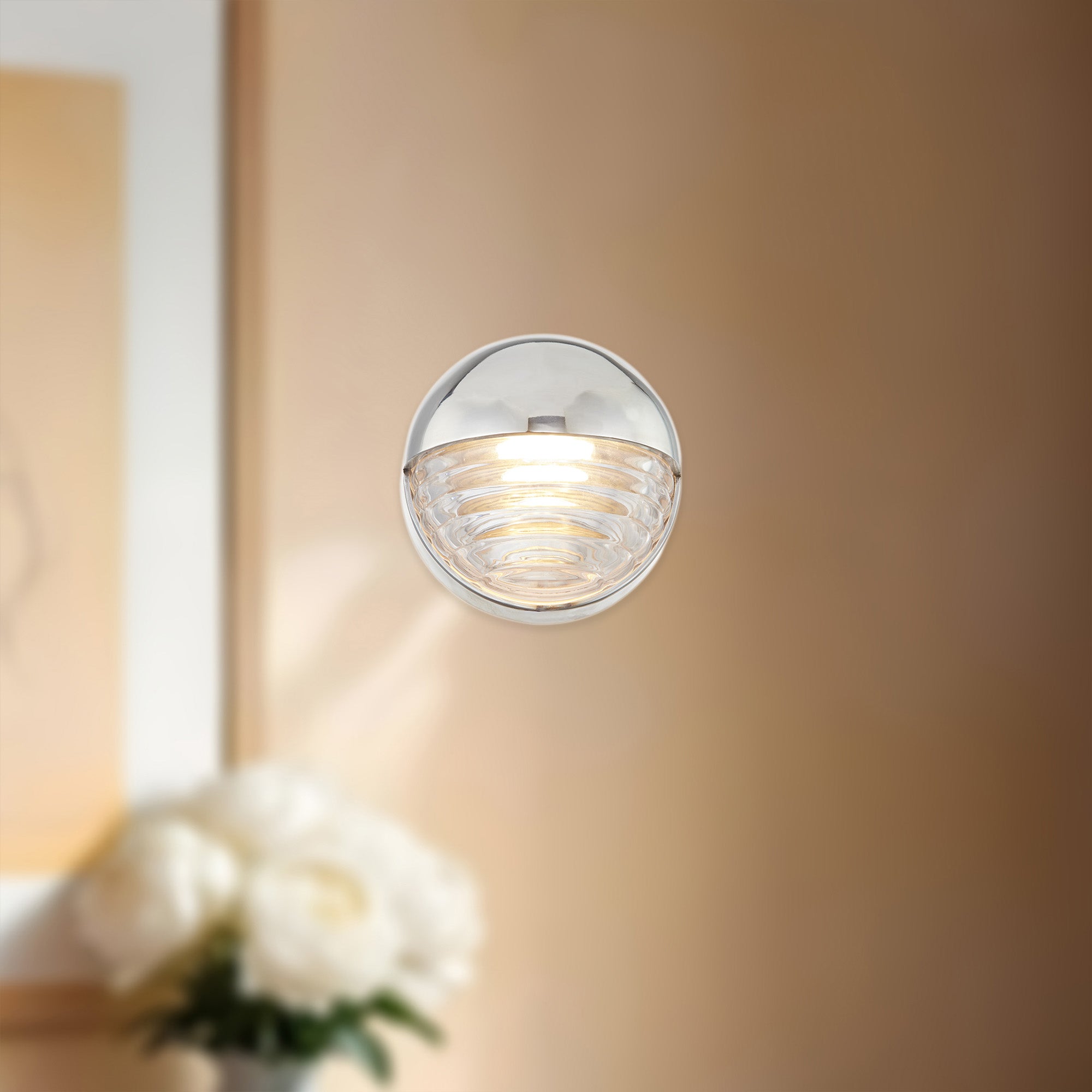 Palais 6-in Steel Vanity Light
