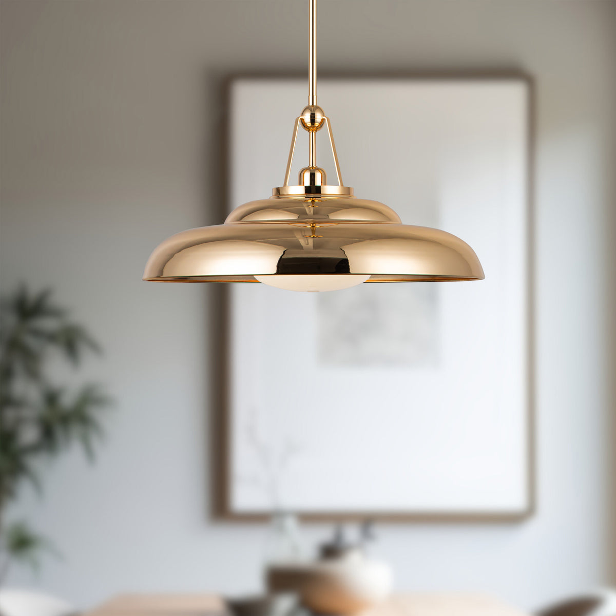 Palmetto 20-in Steel Pendant