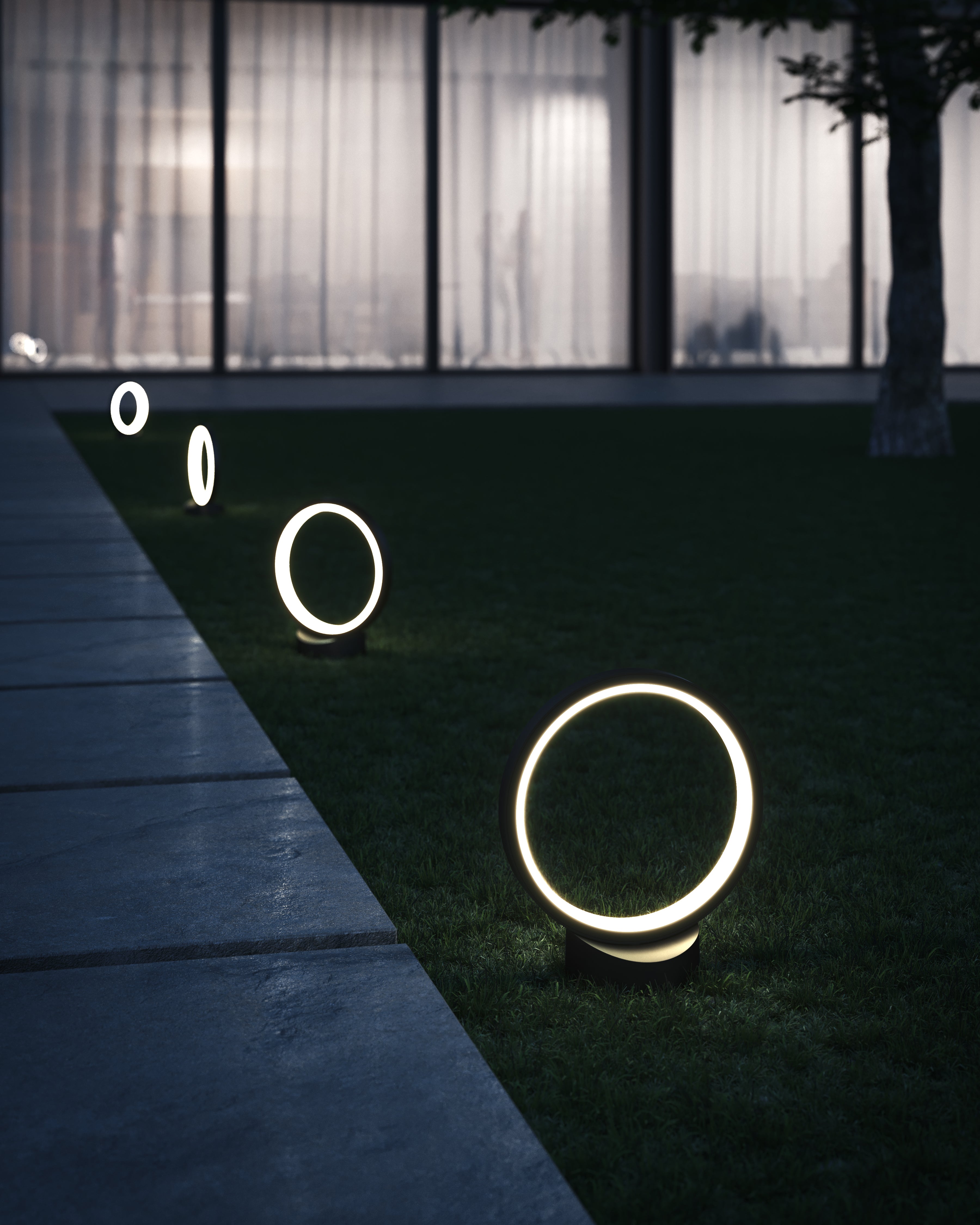 Parc 16-in Aluminum Outdoor Path Light