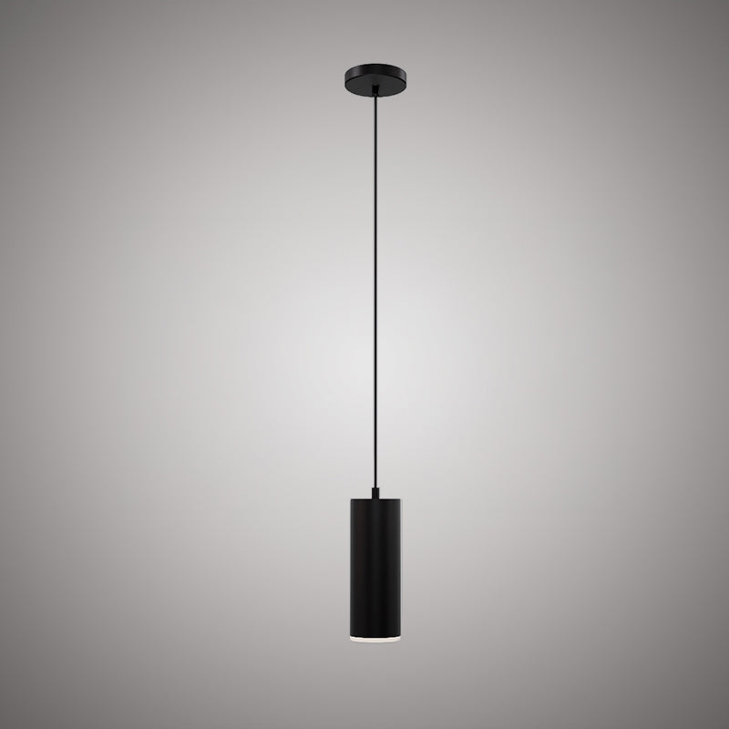 3-inch Matte Black Dimmable Mini Pendant Light