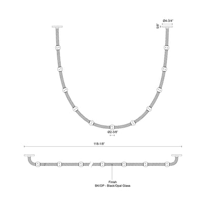 Corda 10-ft Aluminum Pendant