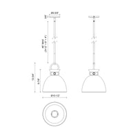 Waldo 11-in 1 Light Socket Pendant