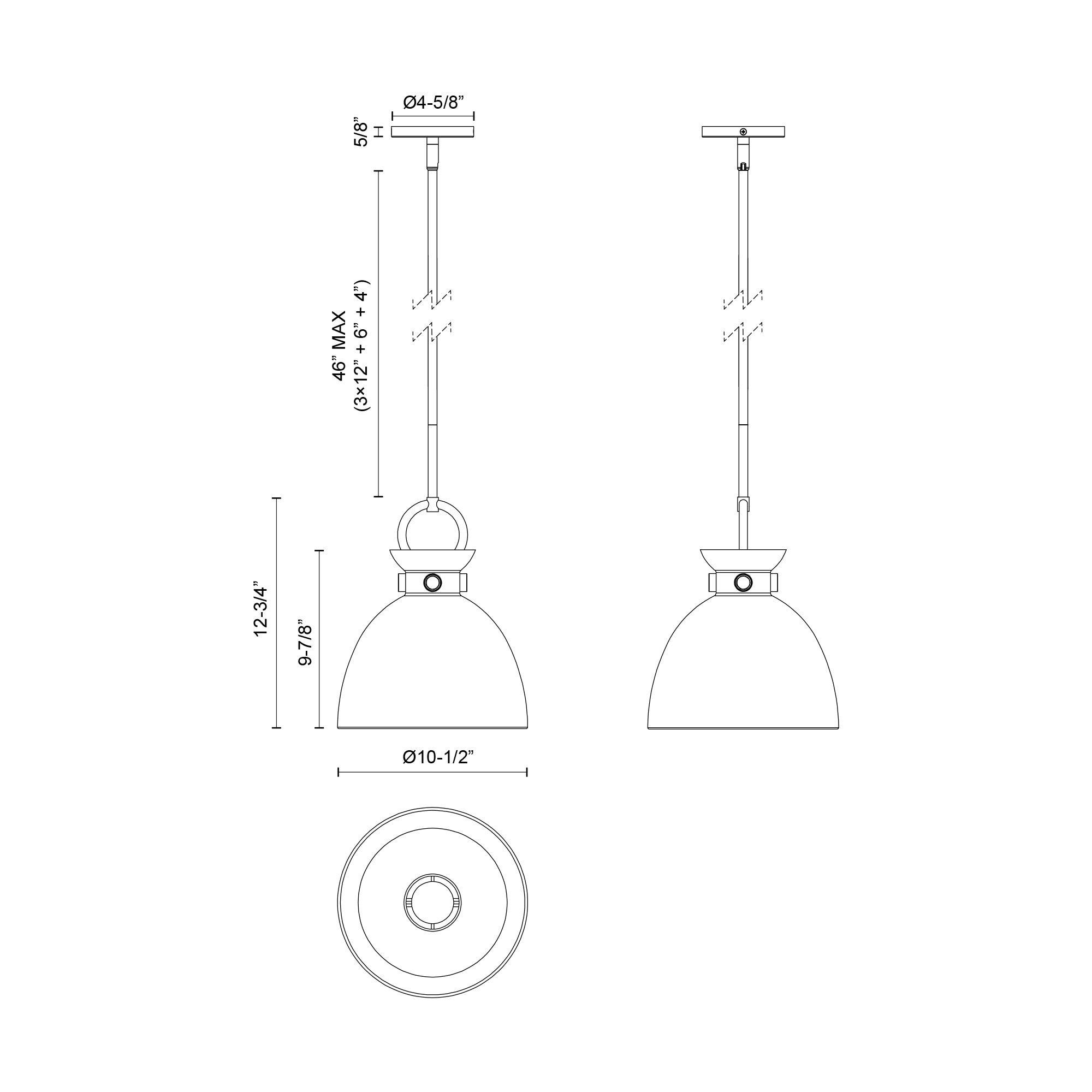 Waldo 11-in 1 Light Socket Pendant