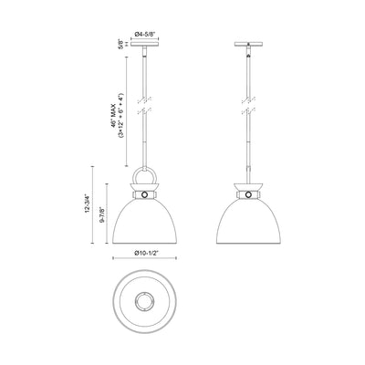 Waldo 11-in 1 Light Socket Pendant