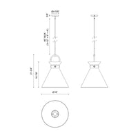 Emerson 18-in 1 Light Socket Pendant