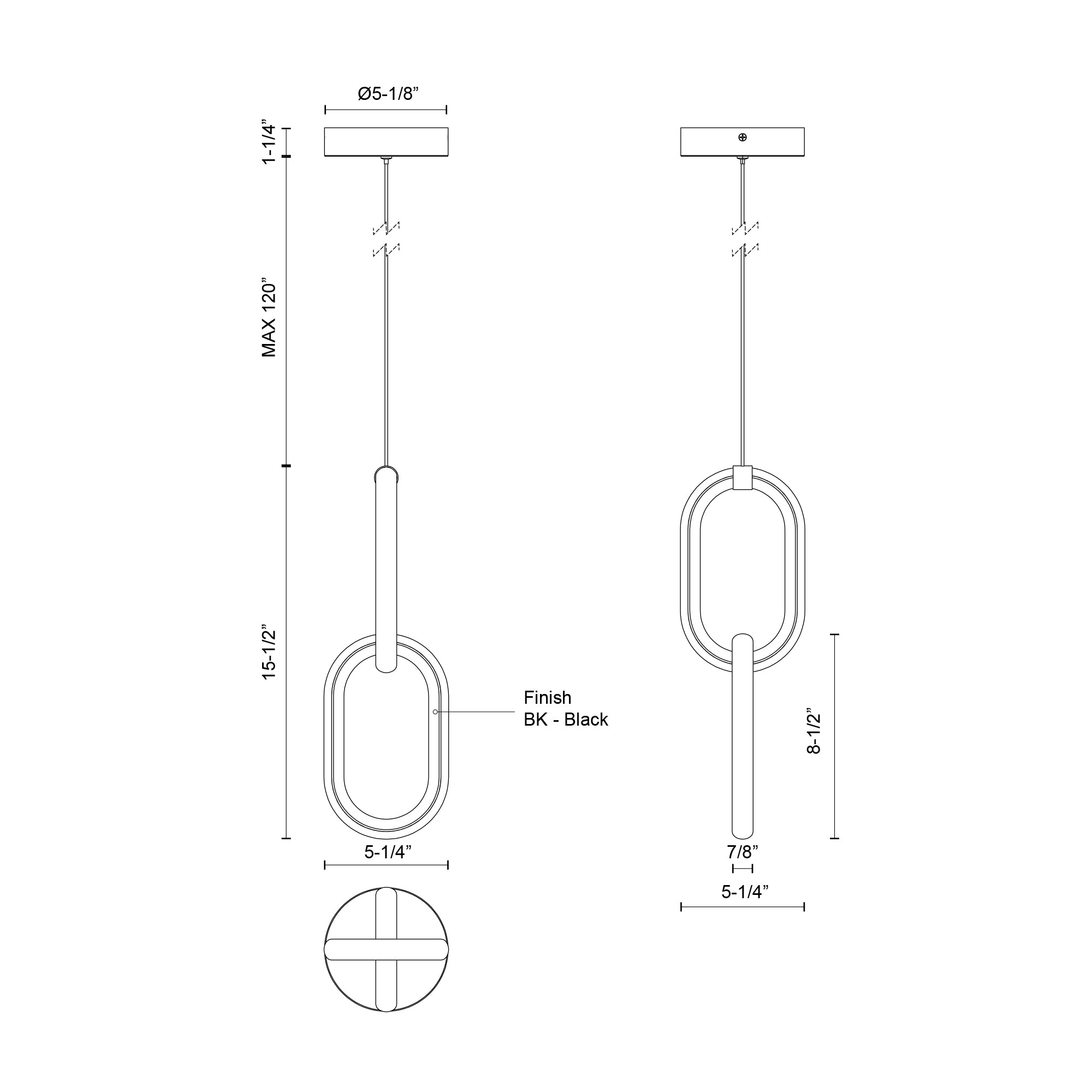 Airen 15-in Aluminum Pendant