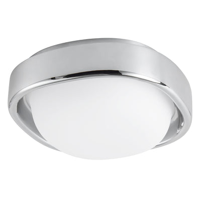 Pebble 8-in Brass Flush Mount