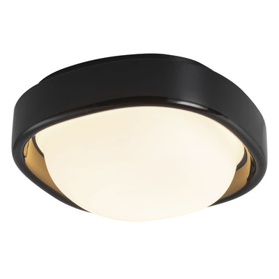Pebble 8-in Brass Flush Mount