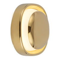 Pebble 8-in Brass Wall Sconce