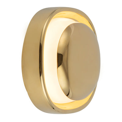 Pebble 8-in Brass Wall Sconce