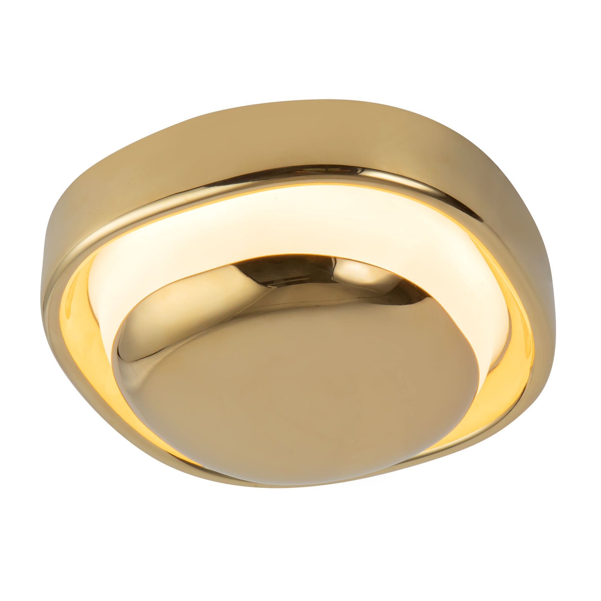 Pebble 8-in Brass Wall Sconce