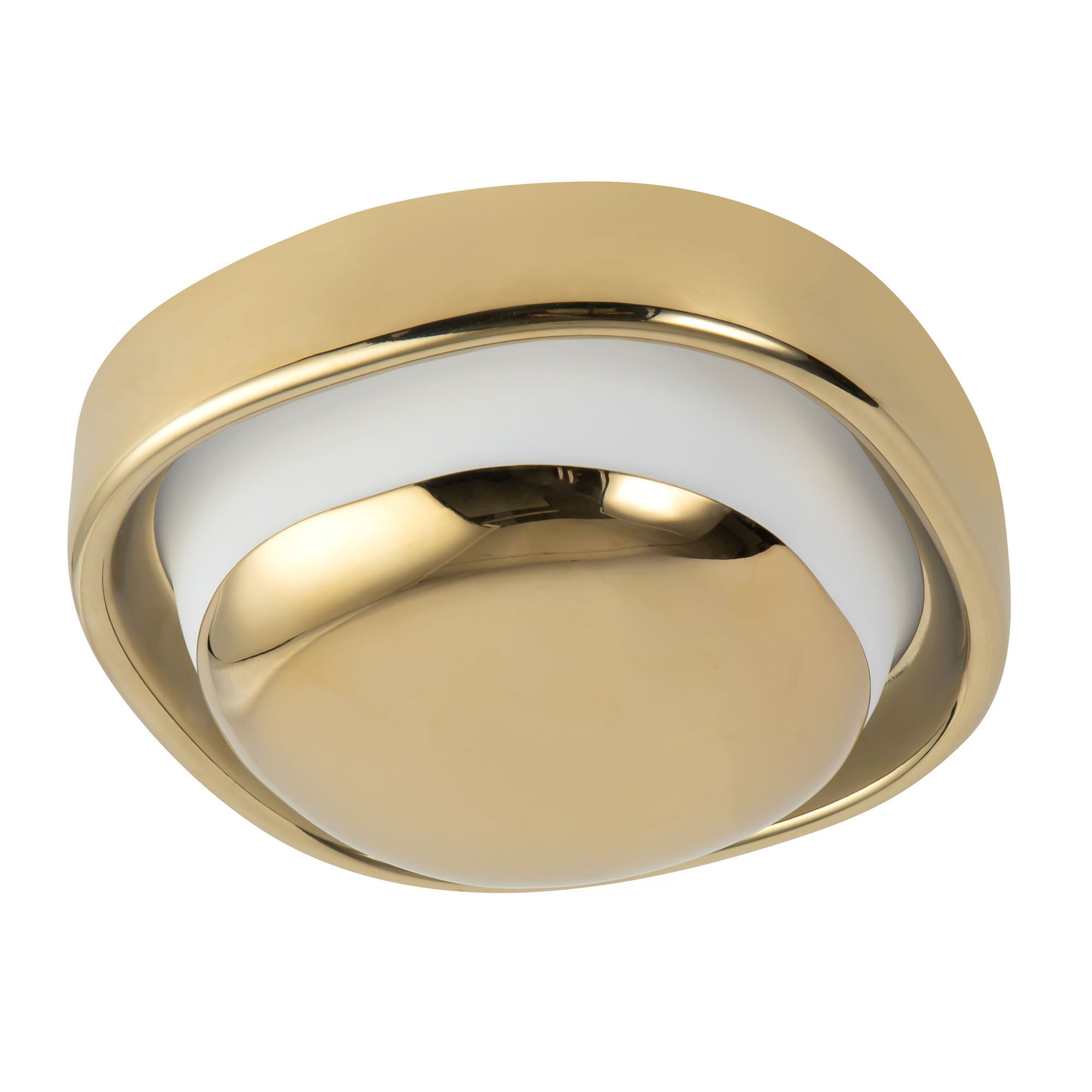 Pebble 8-in Brass Wall Sconce
