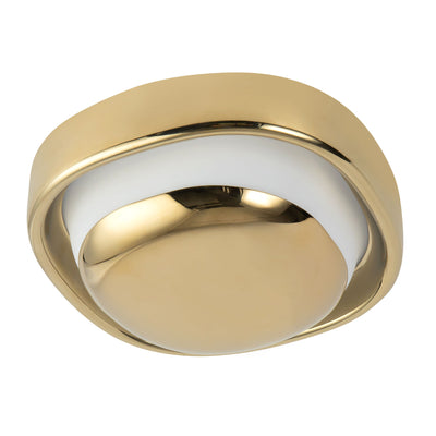 Pebble 8-in Brass Wall Sconce