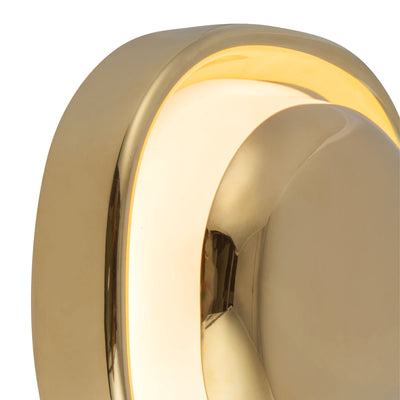 Pebble 8-in Brass Wall Sconce