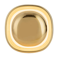 Pebble 8-in Brass Wall Sconce