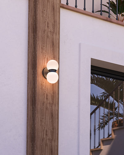 Peri 9-in Aluminum Outdoor Wall Light