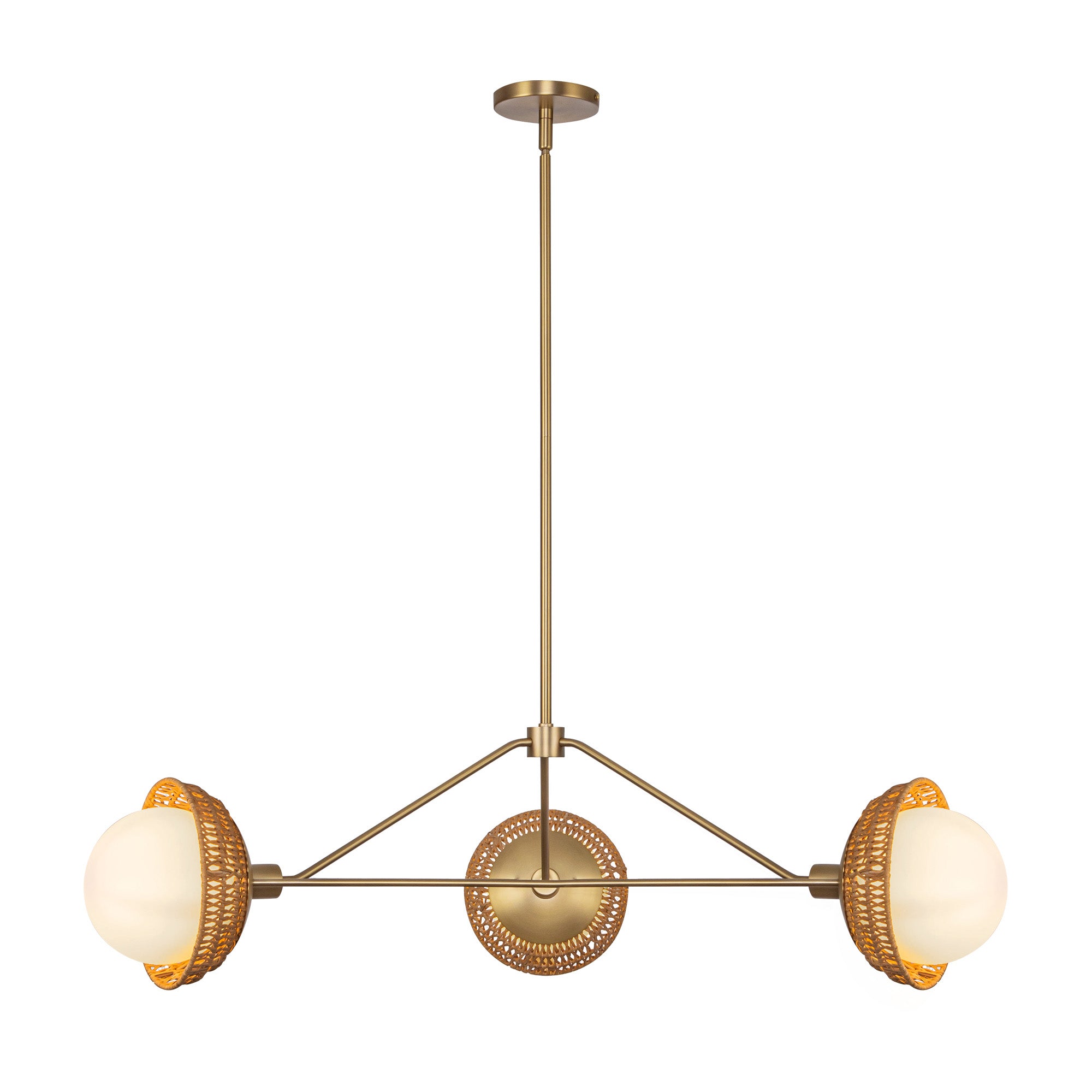 Perth 40-in Steel Chandelier