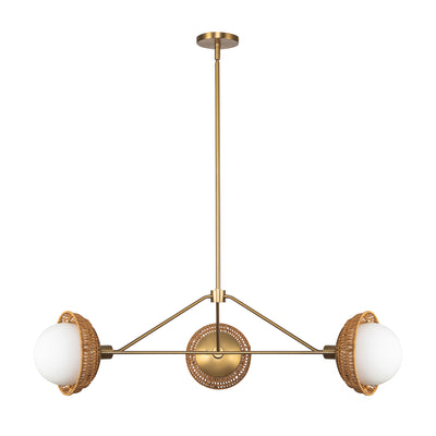 Perth 40-in Steel Chandelier