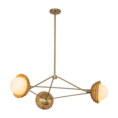 Perth 40-in Steel Chandelier