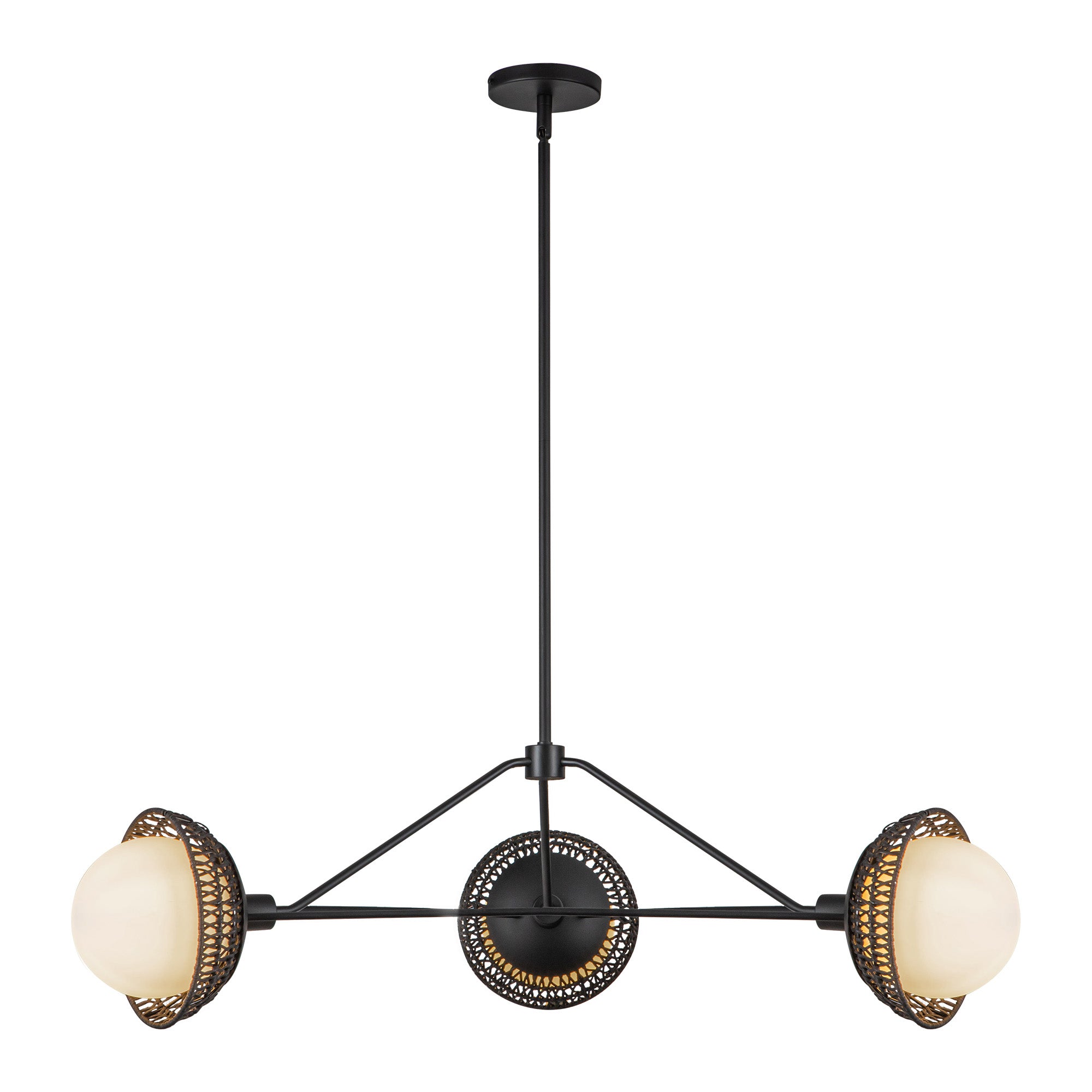 Perth 40-in Steel Chandelier