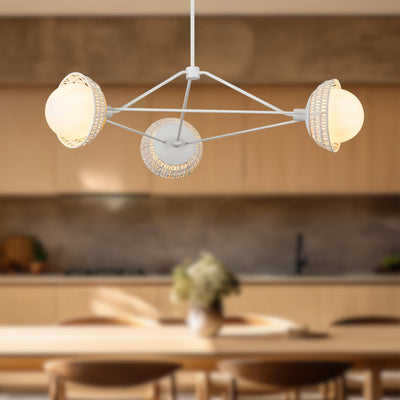 Perth 40-in Steel Chandelier