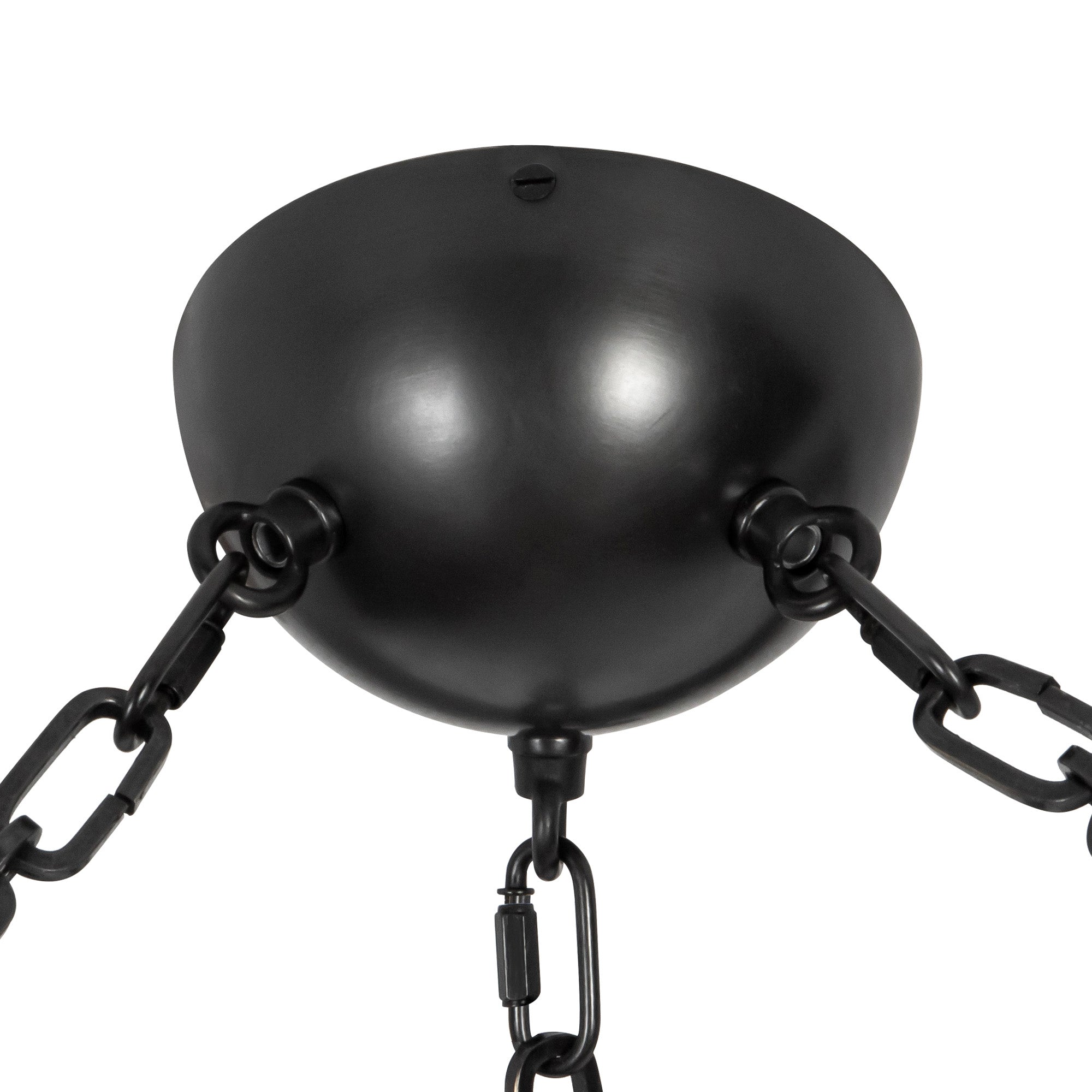 Petra 12-in 3 Light Steel Chandelier