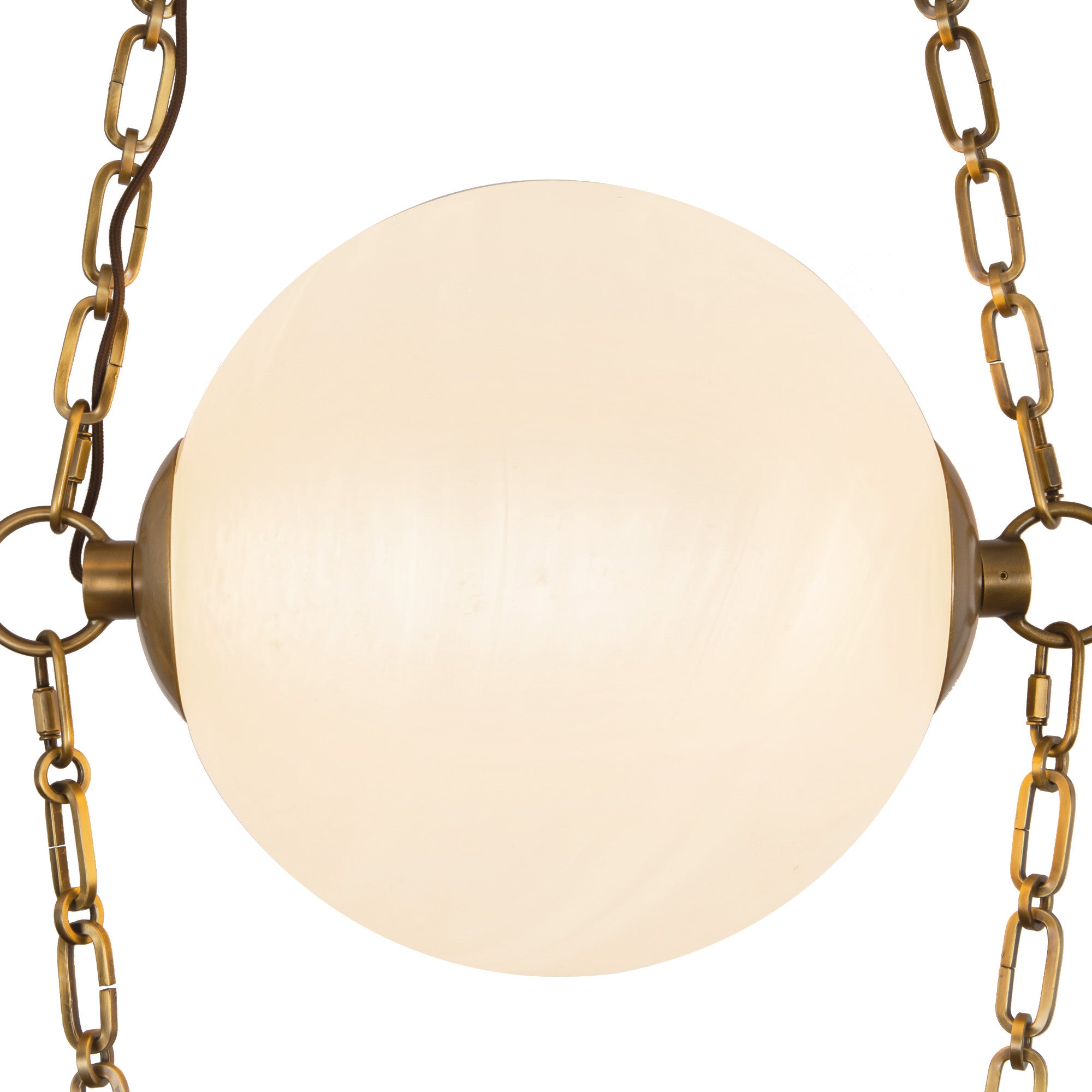 Petra 10-in 3 Light Steel Chandelier