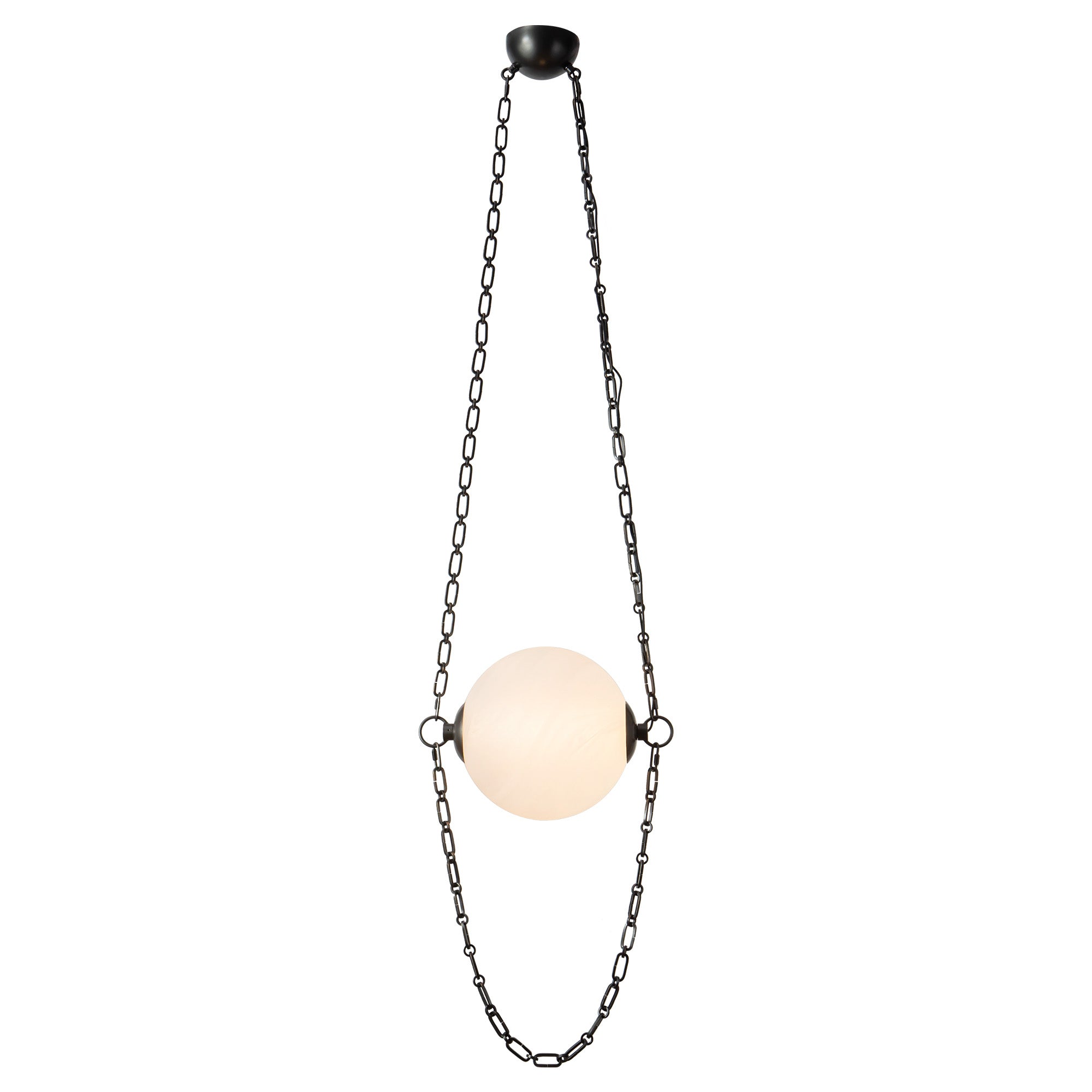 Petra 10-in Steel Pendant