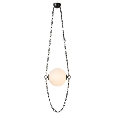 Petra 10-in Steel Pendant